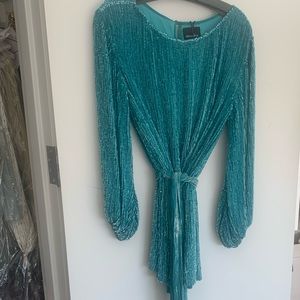 Retrofete Grace Dress in Blue NWT